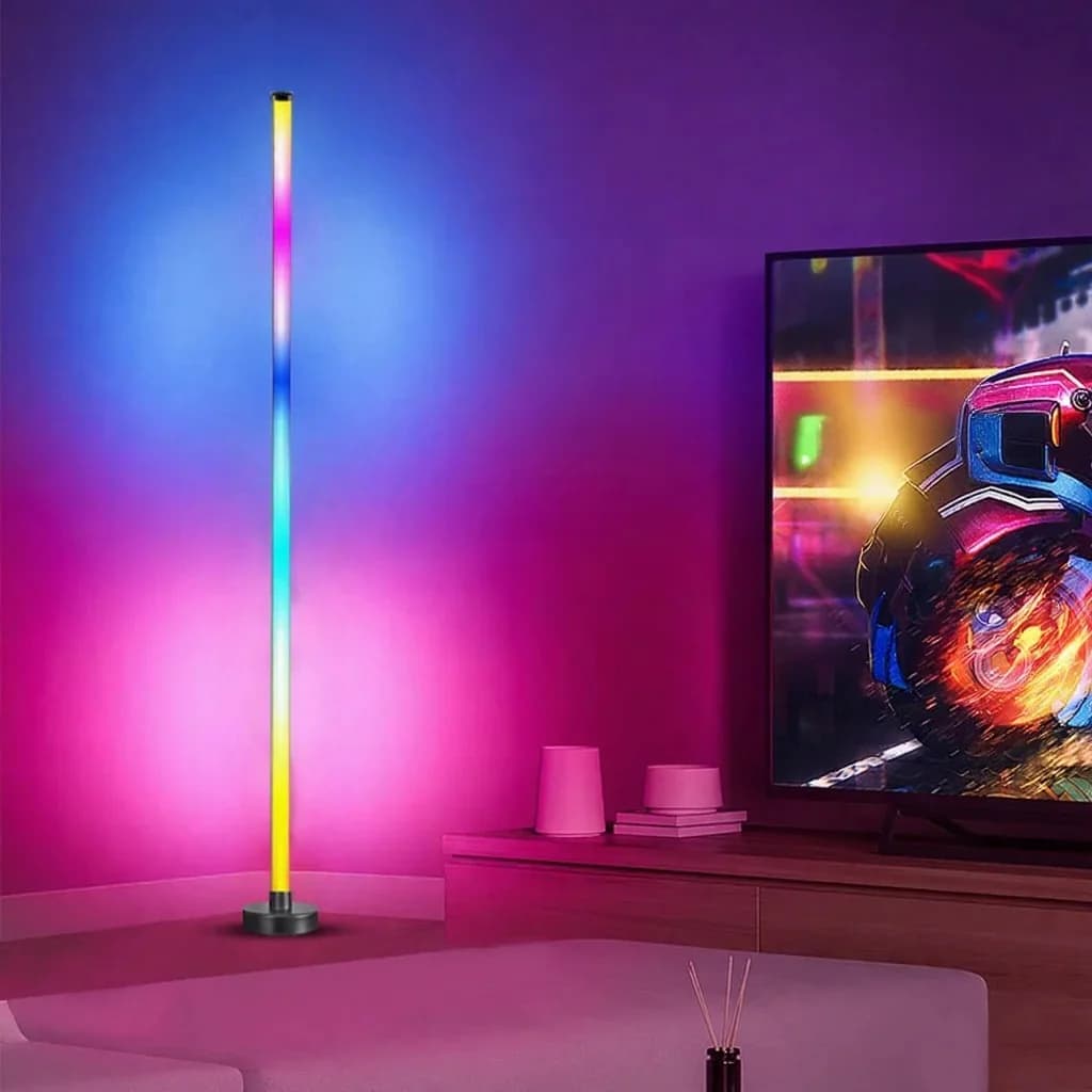 RGB-торшер зі зміною кольору, синхронізацією музики та керуванням через додаток