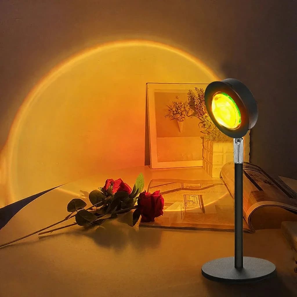 USB-лампа проектора заходу сонця RGB для декору столу