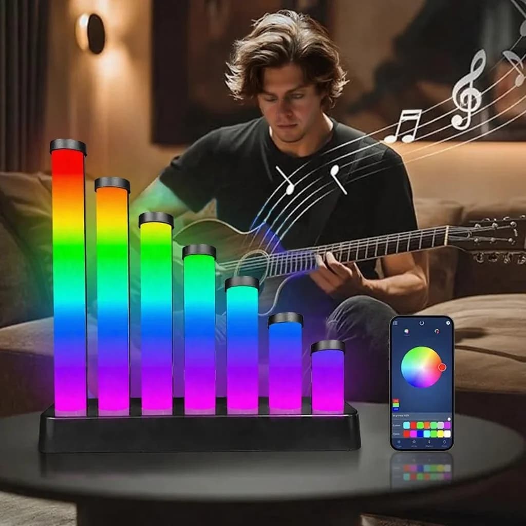 RGB-світильник для столу з реакцією на звук та керуванням через додаток