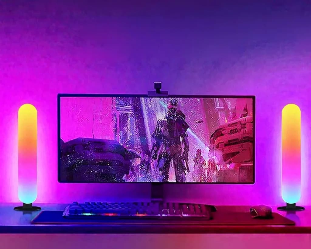 RGB LED лампа з Bluetooth-синхронізацією музики та керуванням через додаток