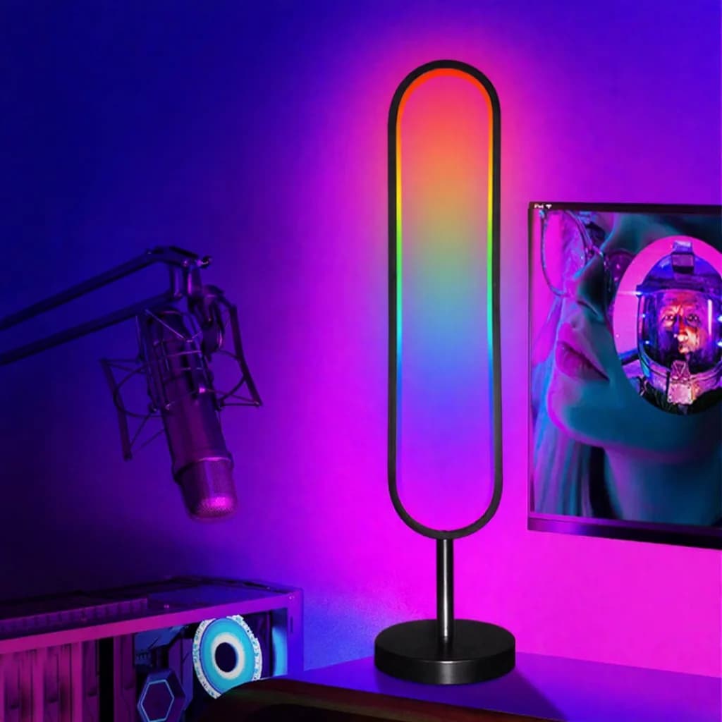 U-подібний RGB торшер із реакцією на звук та керуванням через додаток
