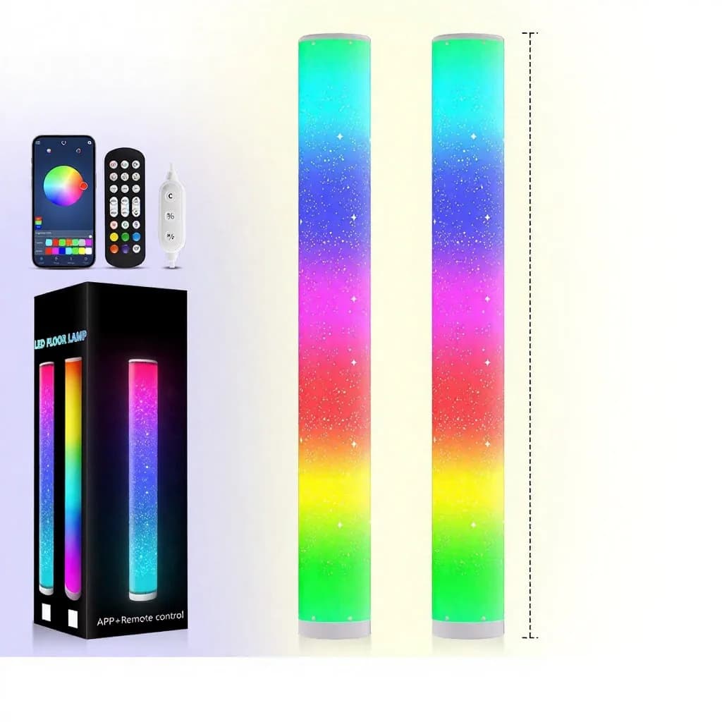 RGB світлодіодний торшер із ефектом зоряного неба та пультом ДУ