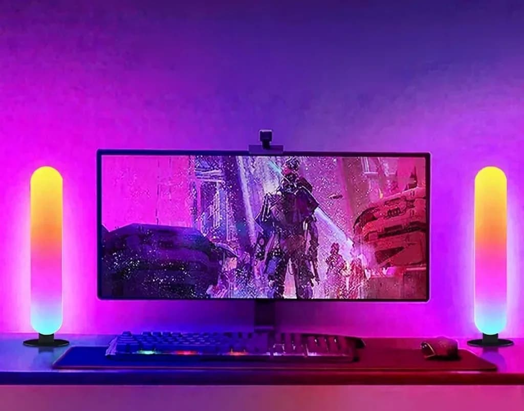 RGB LED лампа з Bluetooth-синхронізацією музики та керуванням через додаток