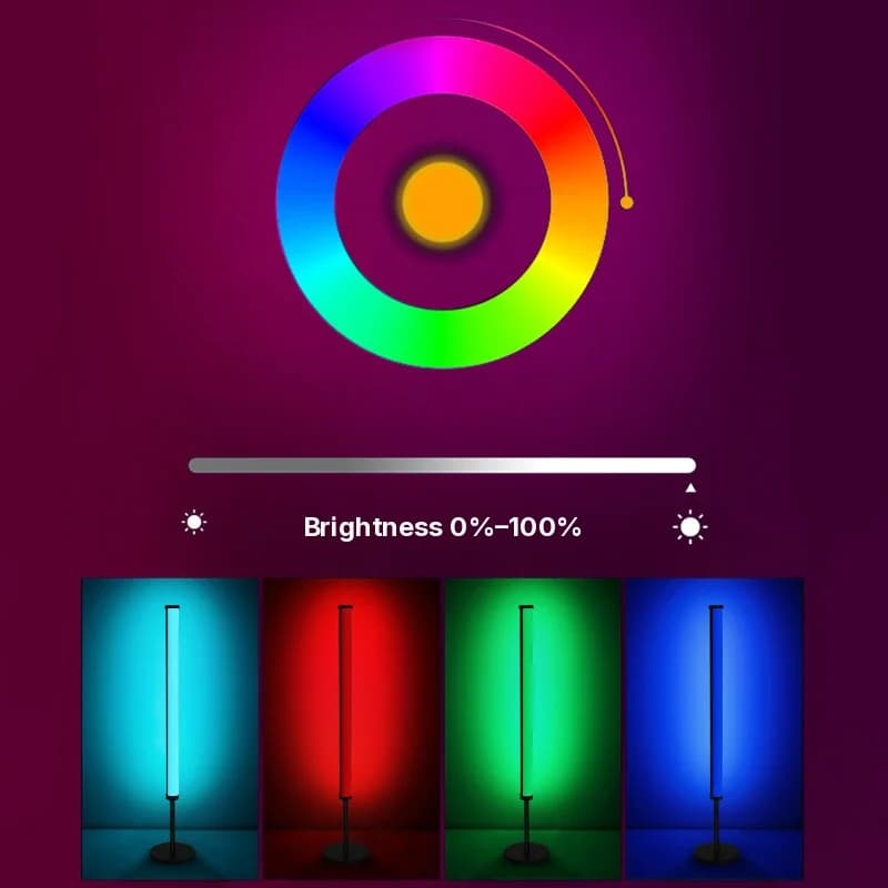 Настільна RGB-лампа атмосфери з синхронізацією музики та керуванням через додаток