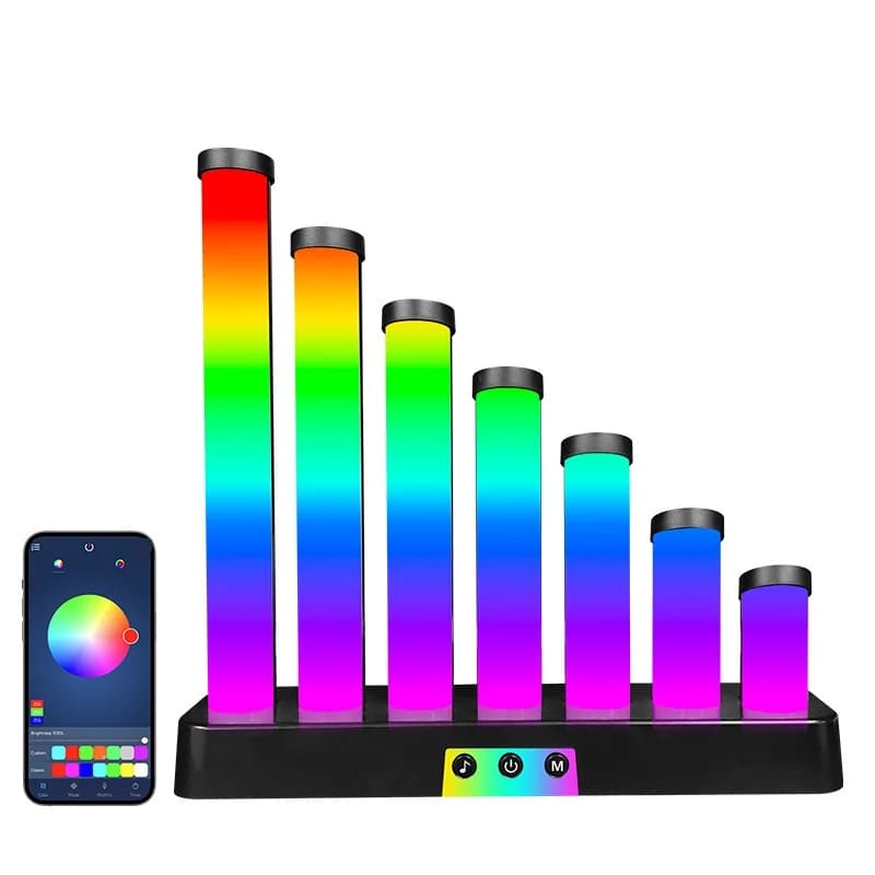 RGB-світильник для столу з реакцією на звук та керуванням через додаток