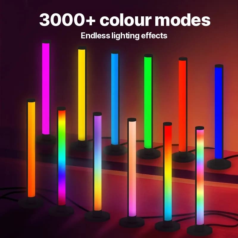 Настільна RGB-лампа з реакцією на звук та керуванням через додаток