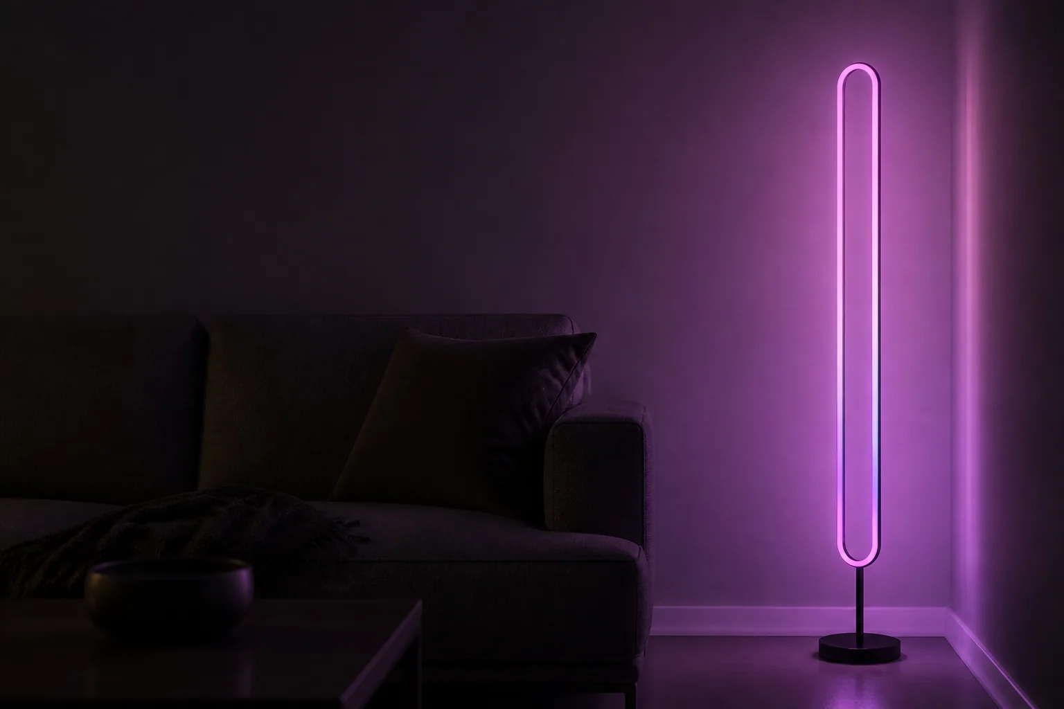 RGB підлогові лампи